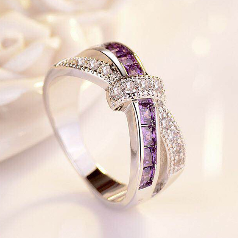 Rings Classification Elegant Geometric Rhinestones Metal Wholesale Rings