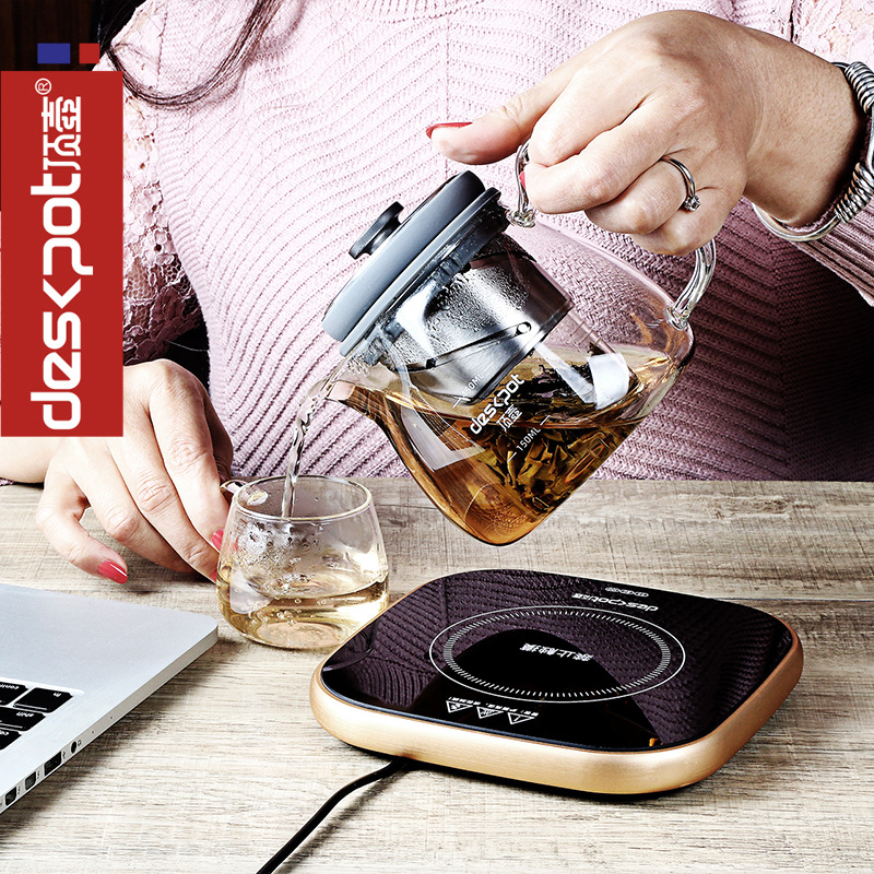 遠紅外線微晶加熱爐55度暖暖杯墊自動恒溫保溫加熱煮沸杯墊批發