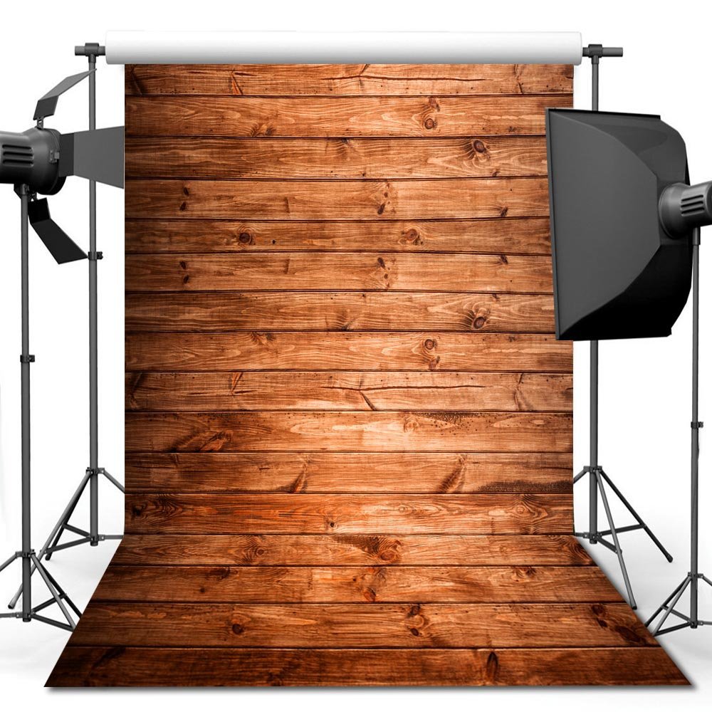 Amazon transfronteriza shabby pared de ladrillo madera pintura al óleo estilo fotografía infantil fotografía vinilo Fondo tela