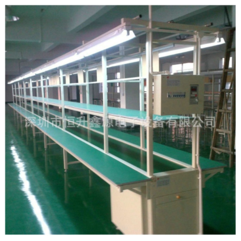 车间流水线 深圳流水线厂家 防静电生产线 PVC皮带输送机输送线