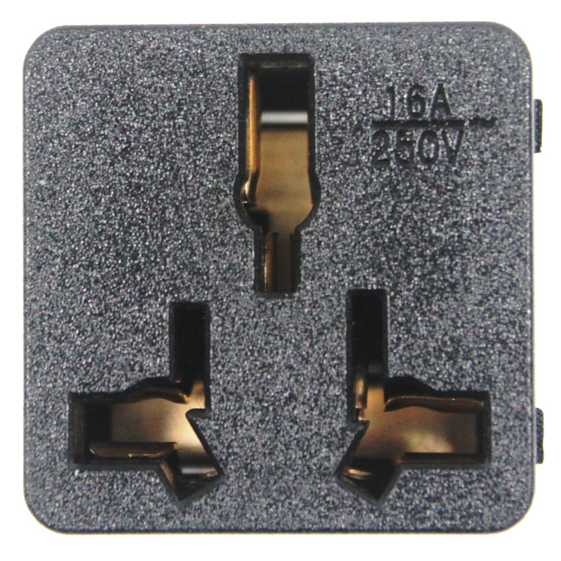 工业PDU16A嵌入式专用模块插座通用插座面板插孔电源插座PDU配件