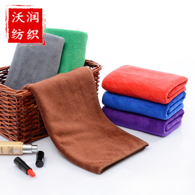 超柔磨绒加厚400平方超细纤维毛巾 美容院吸水毛巾擦车巾清洁毛巾|ru