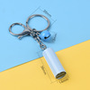 Cartoon whistle for training, keychain, car keys, colorful harmonica, toy, pendant, Birthday gift