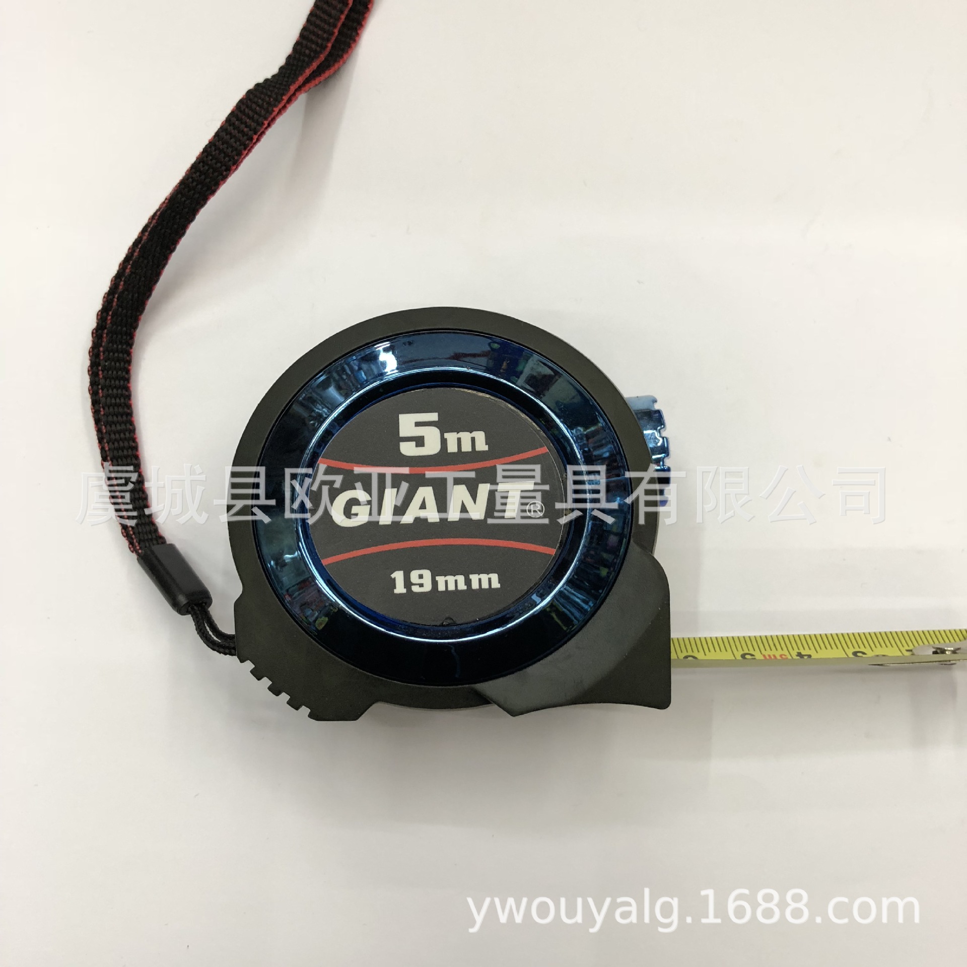 厂家直销钢卷尺UV彩色电镀TPR包胶卷尺盒尺木工用尺5米3M10米