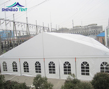 四周帶透明窗人字頂活動篷房 展覽會展活動用臨時搭建歐式帳篷