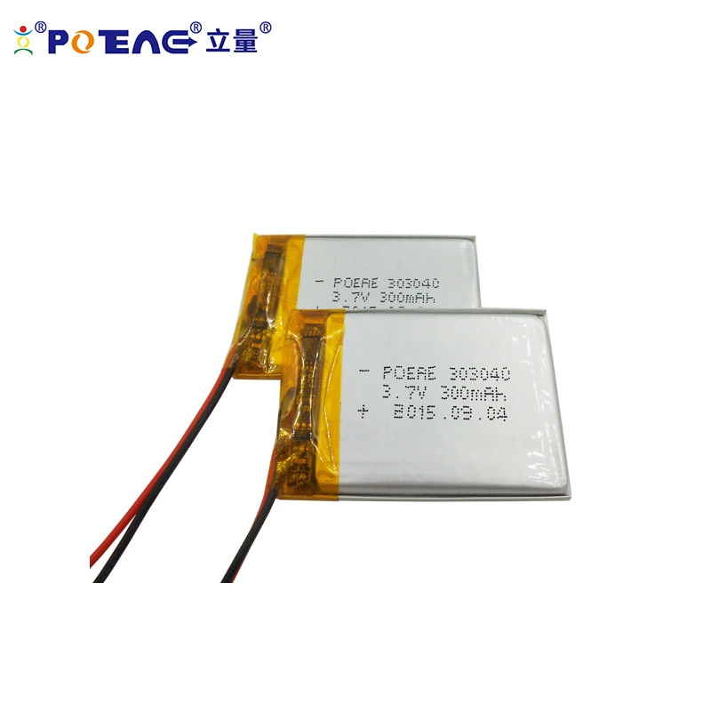 Малый полимерный аккумулятор 303040 3.7В 300mAh для смарт-носимого оборудования