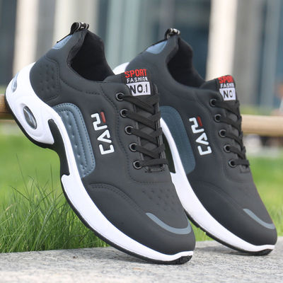 shoes Autumn and winter leisure time gym shoes Running shoes waterproof Soft bread air cushion student Korean Edition Trendy shoes