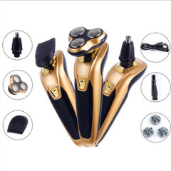 Lingke FS3188 Floating Shaver Waterproof Electric Razor Sideburn Trimmer Multi-function Triple-in-One