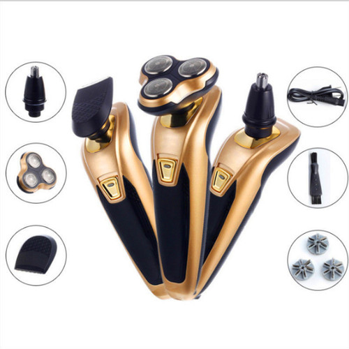 Lingke FS3188 Floating Shaver Waterproof Electric Razor Sideburn Trimmer Multi-function Triple-in-One