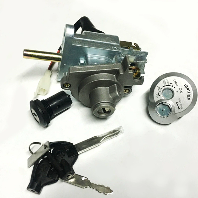 Аксессуары для мотоциклов ZY125T-4/5 fast Eagle 125 Комплектов замков с головкой замка электрический дверной замок Европейский 2 комплекта замков