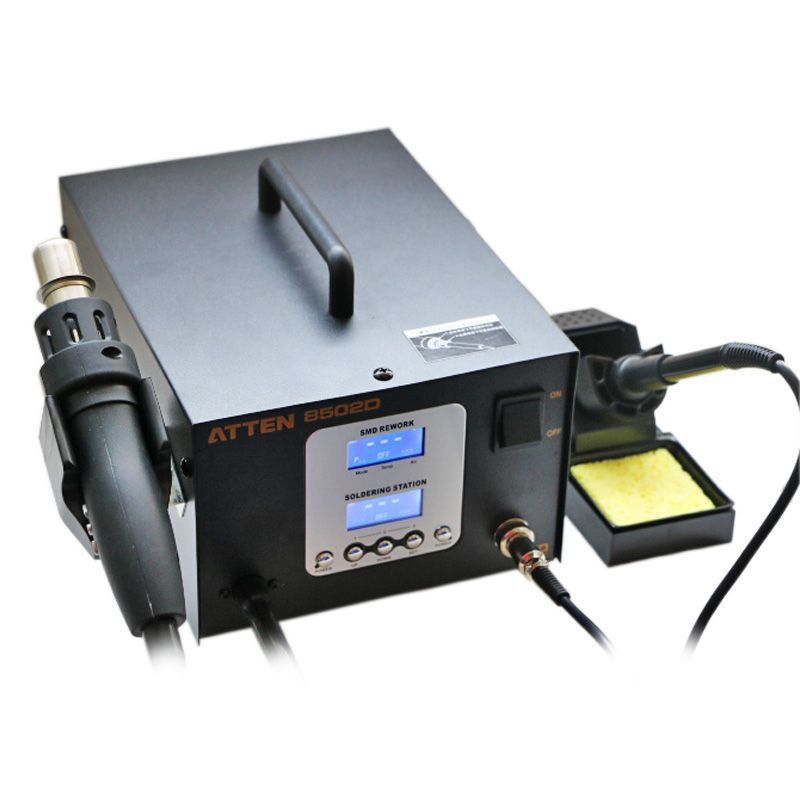 原装ATTEN安泰信AT8502D热风枪拆焊台电烙铁电焊台二
