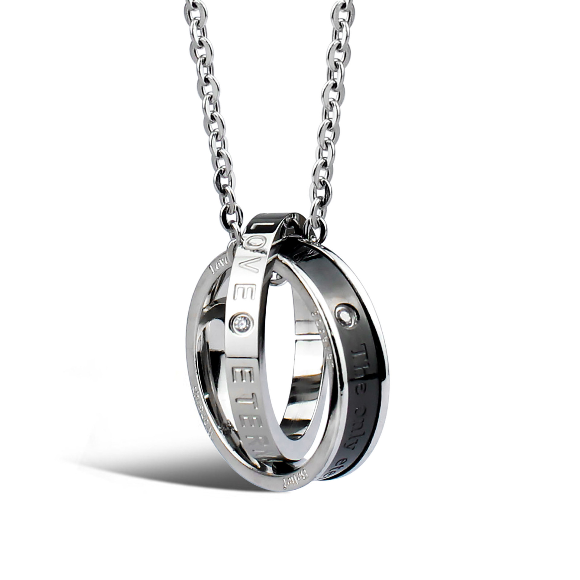 Original Design Geometric Titanium Steel Plating Men's Pendant Necklace display picture 1