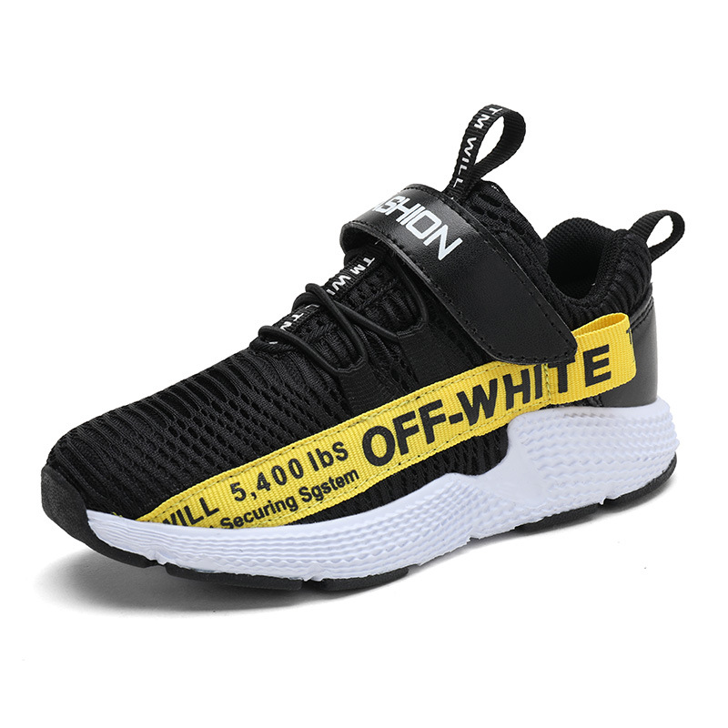 韩版时尚个性休闲童鞋 减震透气软底鞋子 2020春季上新个性跑步鞋