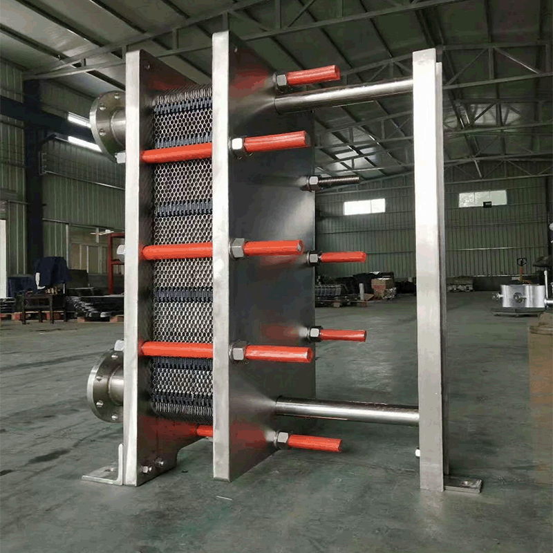 沃顿生产换热器设备制冷板换食品卫生级换热器不锈钢板式换热器