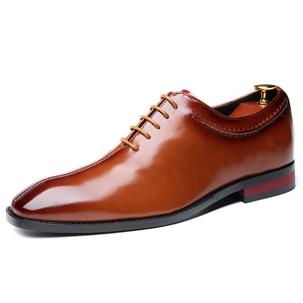 European version men's shoes, small square toe men's leather shoes, foreign trade large-sized shoes, Wenzhou wholesale,