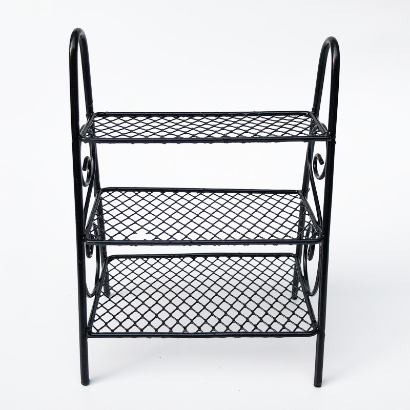 1:12 casa de muñecas mini modelo al aire libre escena OB11 jardín multi-capa flor estante del zapato moderno