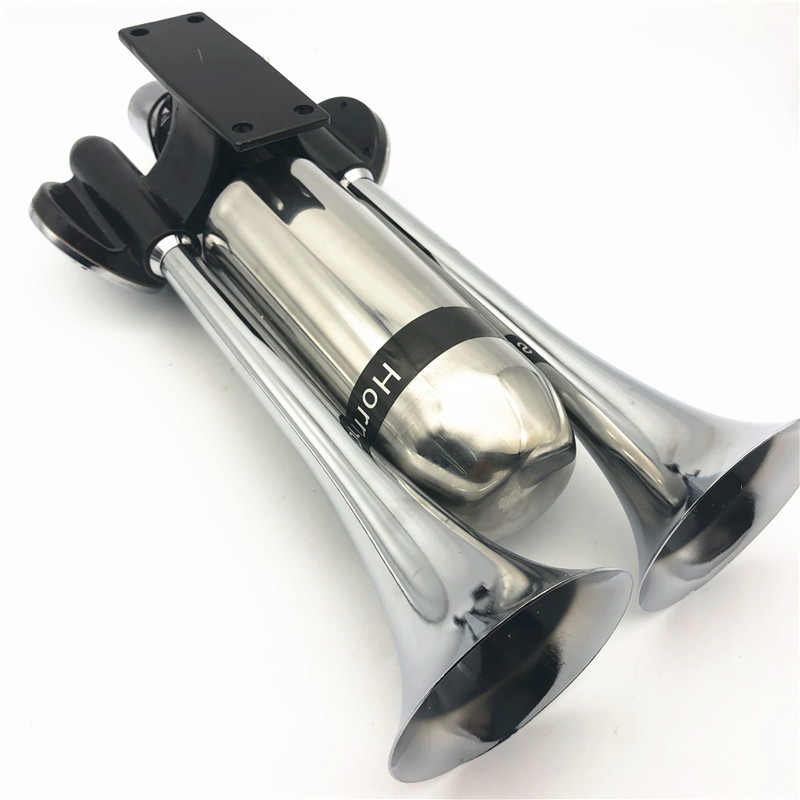 Factory direct sales of car horns, electronic control horns, electrical horns, rocket launchers, air pumps, double-tube air horns wholesale detail image 5