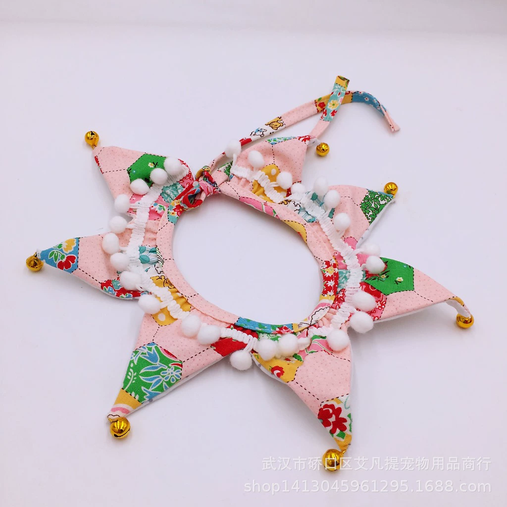 Домашнее животное кошка нагрудник слюны полотенце метод корова корги кошка плюшевый мишка собака плюшевый ошейник маленькая собака домашнее животное