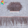 Manufacturer currently sells ostrich wool cloth edge multi -color optional auxiliary materials wedding decorative feathers champagne starting from 10 meters from 10 meters