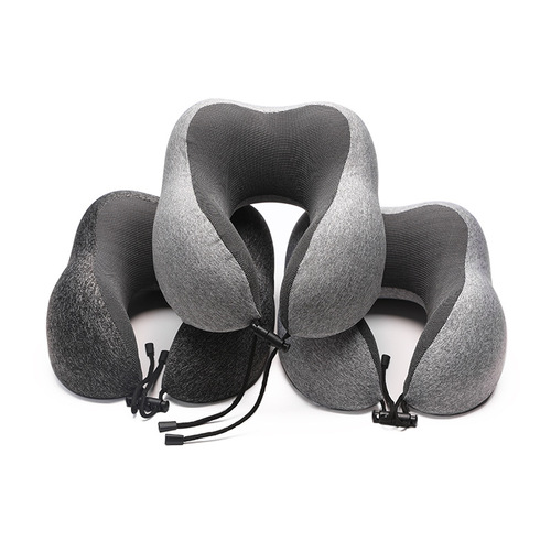 Amazon Travel Pillow U-shaped Memory Foam Magnetic Neck Pillow Gift Set Manufacturer Direct Sale