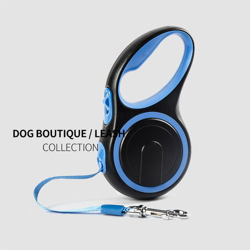 Amazon Factory Direct Sales Pet Leash Dog Tractor Automatic Shrinking Dog Chain Supplies Wholesale