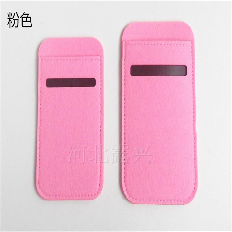批发定制毛毡手机包 时尚零钱包 赠品 通用毛毡包 log 厂家促销|ru