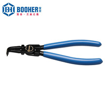 Booher宝合手动工具 德式CrV穴用曲口卡簧钳BH2108407/09 7