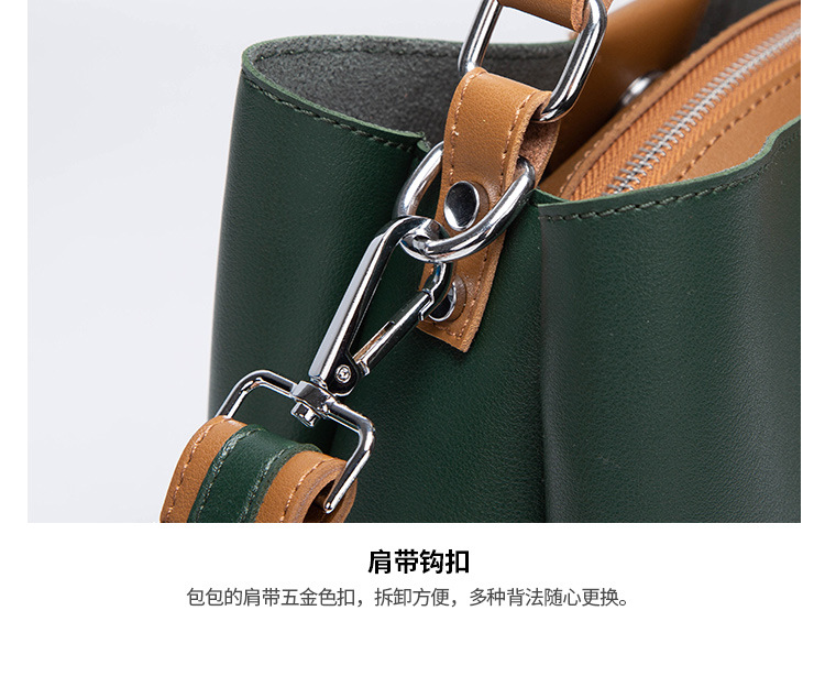 Koreanische Mode Einfache Retro-messenger-handtasche display picture 15