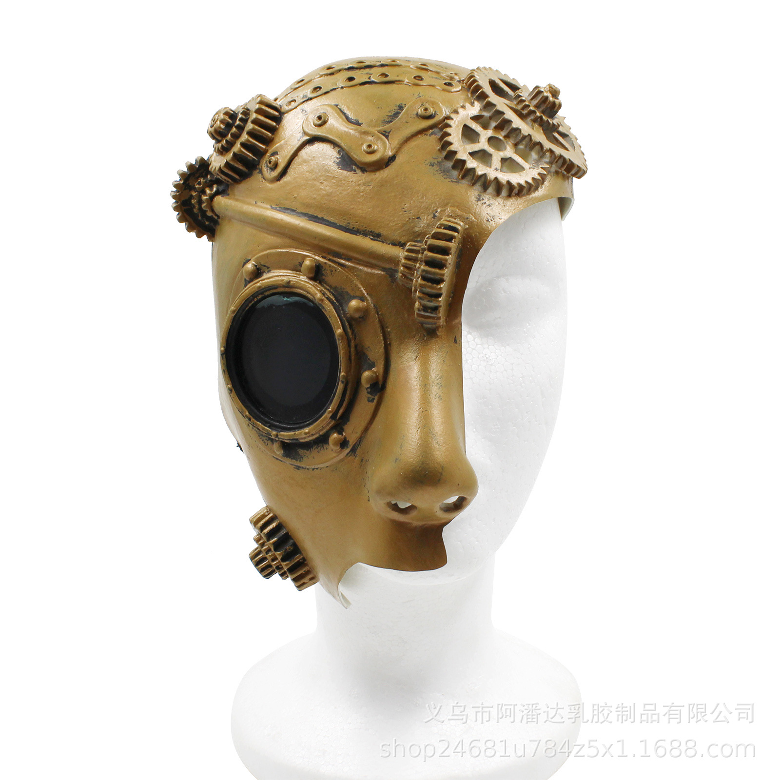 万圣节蒸汽朋克面具Steampunk mask化妆舞会机器人机械面具批发