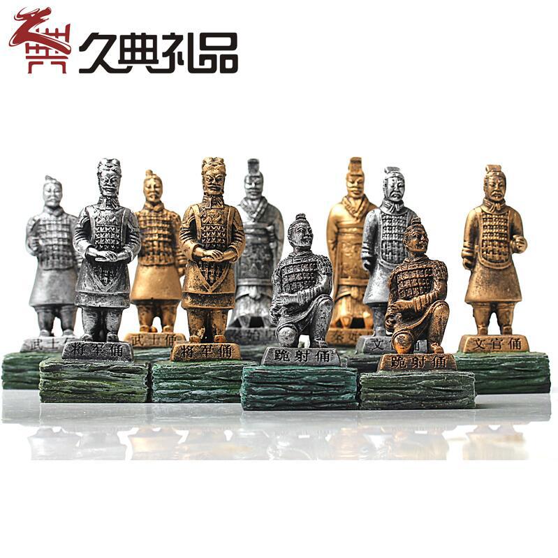 中国西安旅游纪念品兵马俑特色工艺品摆件玩具外事礼品送小朋友