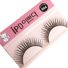 廠家直銷小花貓004假睫毛中部濃密個性交叉眼睫毛仿真裸妝睫毛