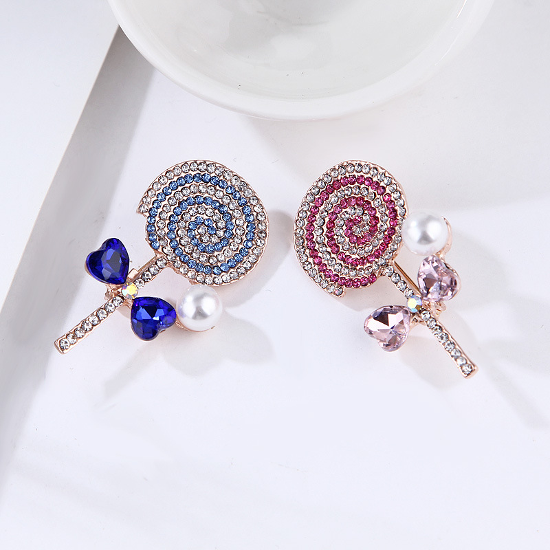 Sweet Cartoon Alloy Plating Inlay Artificial Gemstones Women's Brooches display picture 2