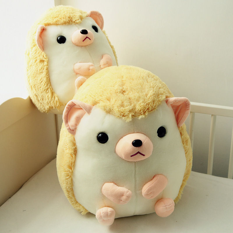 Bobbi oso peluda ronda rodante esférica erizo muñeca de juguete de peluche grande agarrar máquina muñeca al por mayor