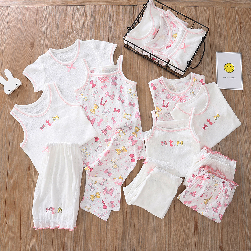 Mesh Bow Kitten Vest
