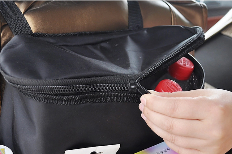 Storage Bag Car Insulation Car Ice Bag Seat Back Storage R Hanging Bag Multi-Functional Storage Box
