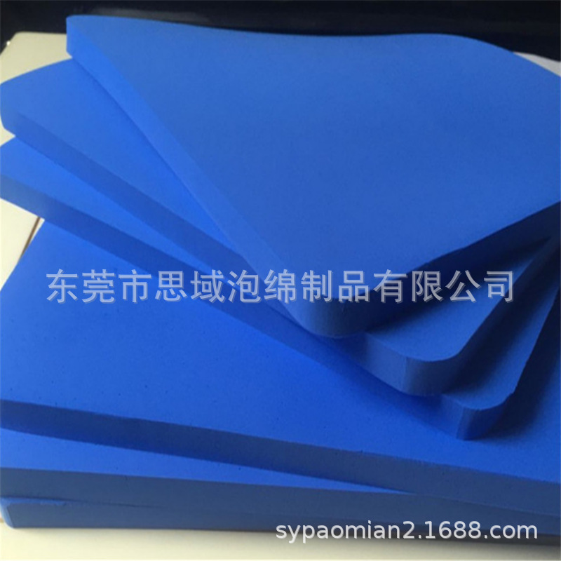 蓝色高密度吸水海绵条 蚂蚁昆虫养殖给水pva保湿海绵长条批发