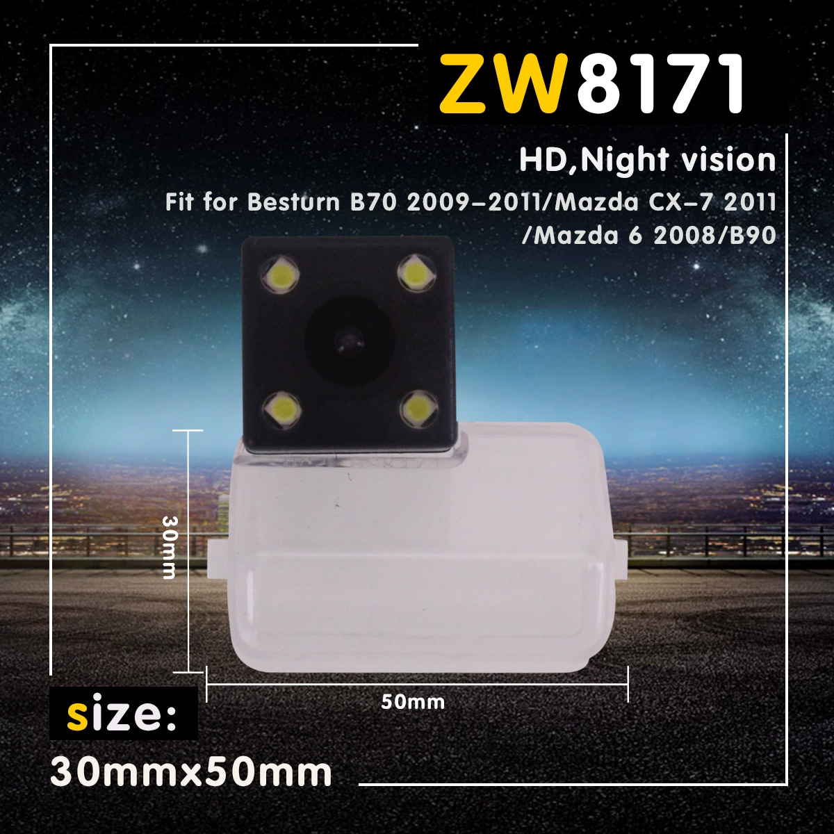 Применимо к Pentium B70/11 CX-7/08 Mazda 6/камера заднего вида с изображением заднего вида HD
