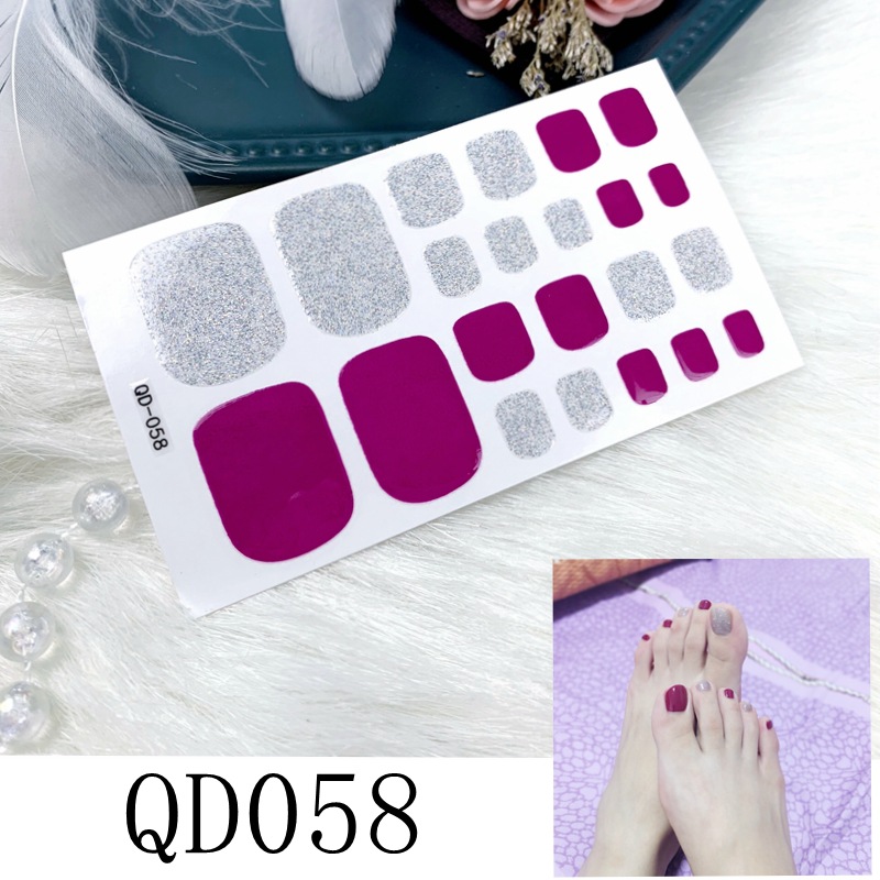 Décontractée Couleur Unie Autocollants Accessoires Pour Ongles 1 Pièce display picture 3