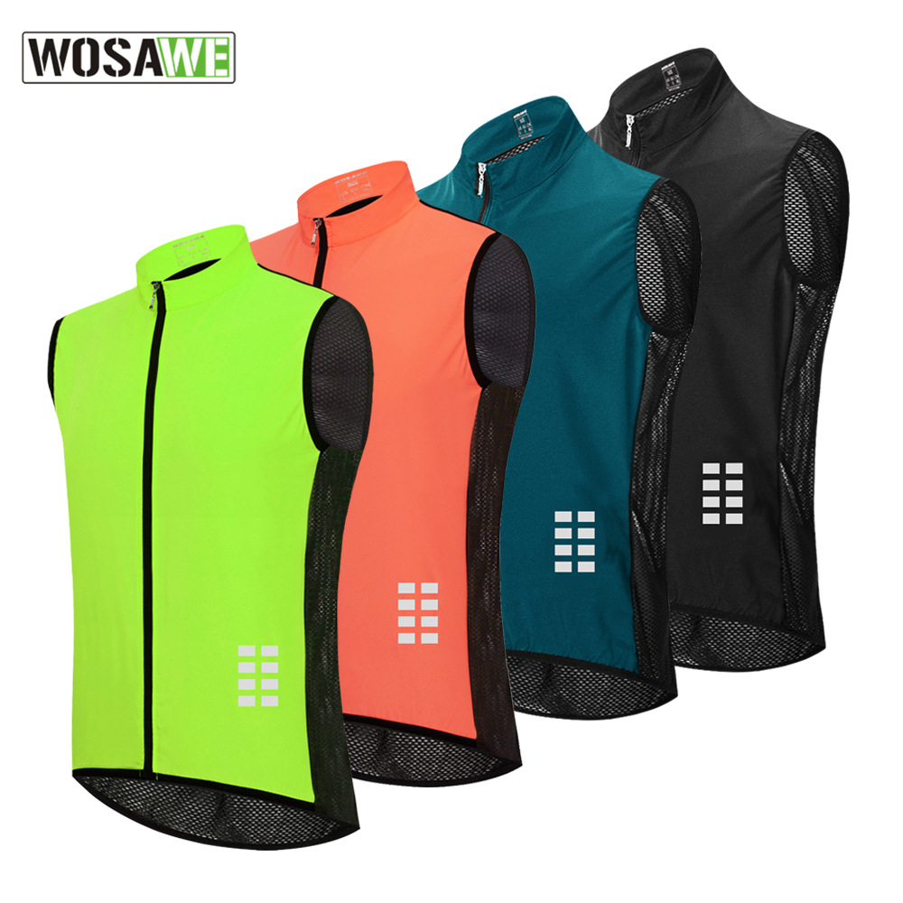 Celucke Fahrradweste Herren - Leicht, Winddicht & Reflektierend, Ärmellos