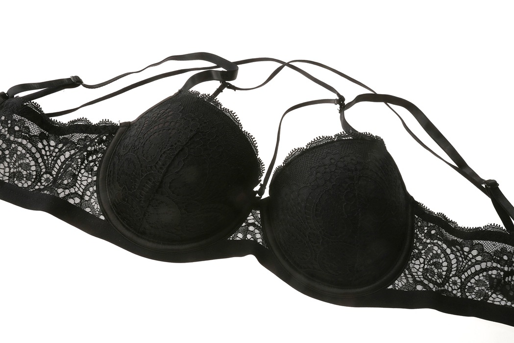 Pas de retour, pas de changement, ensemble de soutien-gorge froncé fin et épais, soutien-gorge en dentelle, sous-vêtements pour femmes_voghion.com