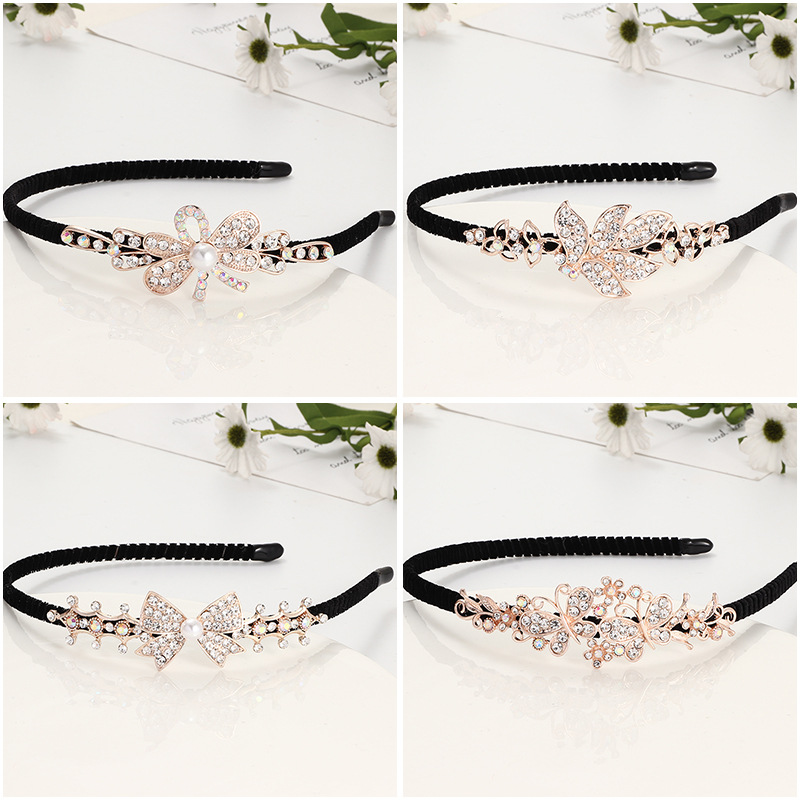 Fashion Headwear Crown Rhinestone Headband Full Diamond Headband display picture 15