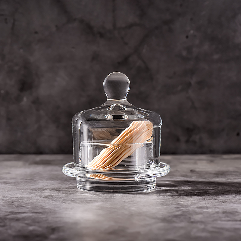 玻璃迷你柠檬罩蛋糕黄油罩永生花装饰罩子