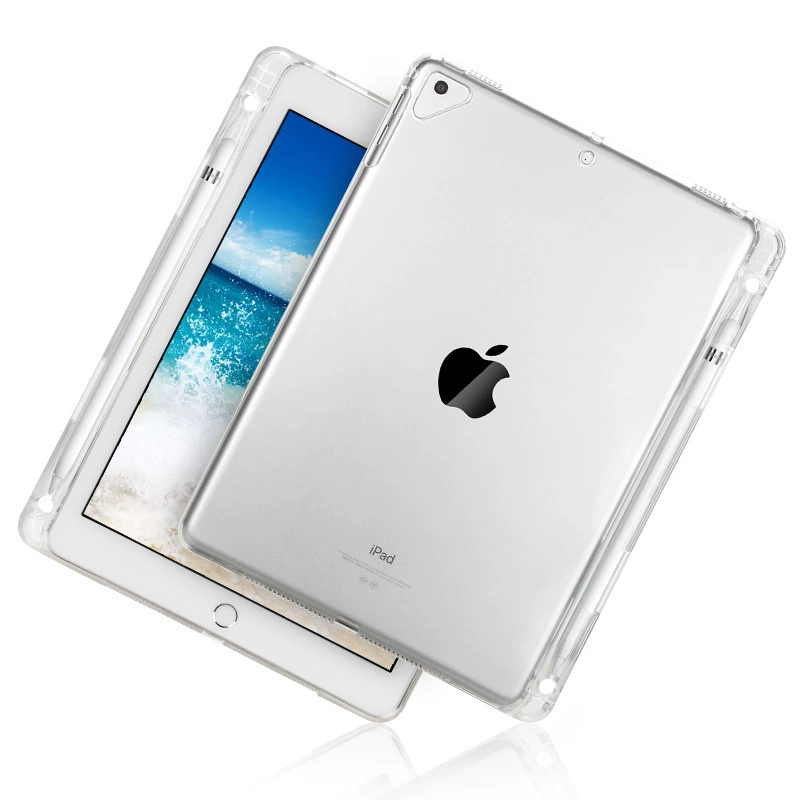 2021 iPad Pro 11 GM TPU слот для стилуса 10.2 защитный чехол 9.7 противоударный AIR2 прозрачный мягкий чехол mini6
