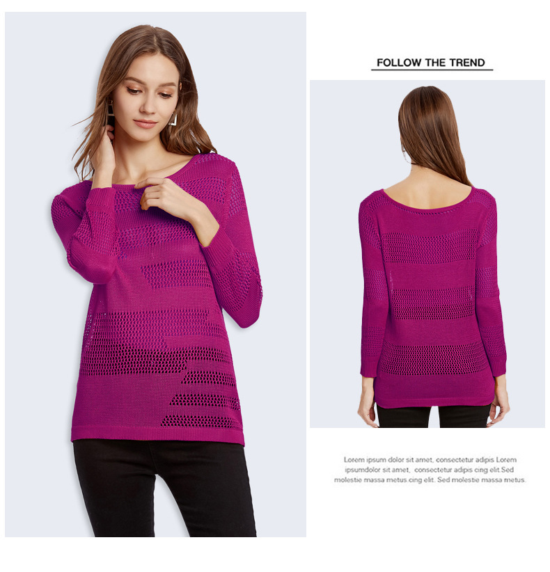  fashion sexy hollow pullover sweater  NSYH22096