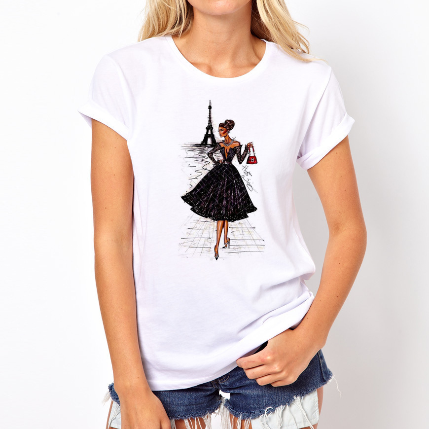 entonces celos Alacena 2019 Moda Mujer Ropa Camisa Camiseta De Manga Corta Patrón De Dibujos  Animados Modelos De Explosión Ropa Suelta De Las Mujeres De 7,61 € | DHgate