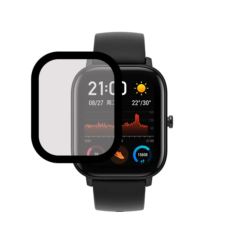 Подходящие для Amazfit GTS изогнутые термоизогнутые пленки композит Huami GTS2/mini TPU гидравлическая защитная пленка