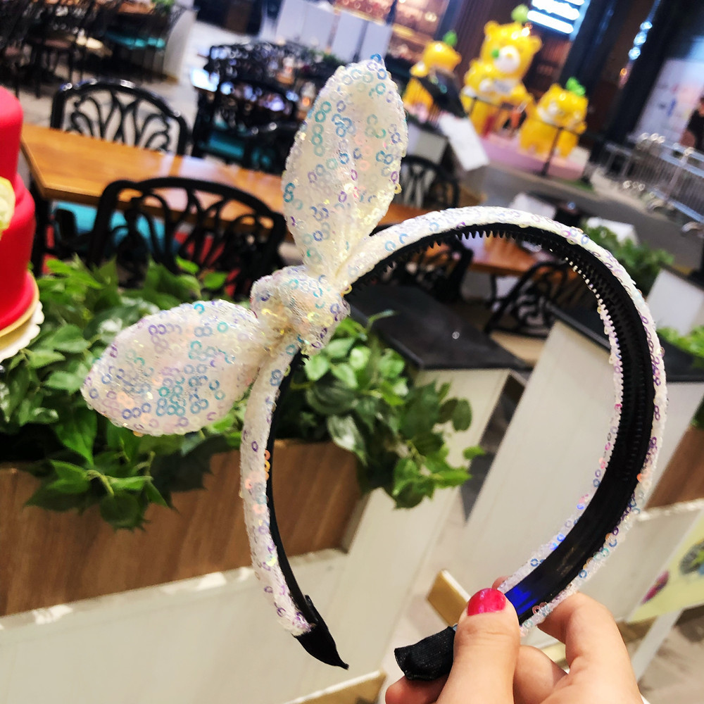 Fashion Sequined Rabbit Ears Hair Band display picture 8