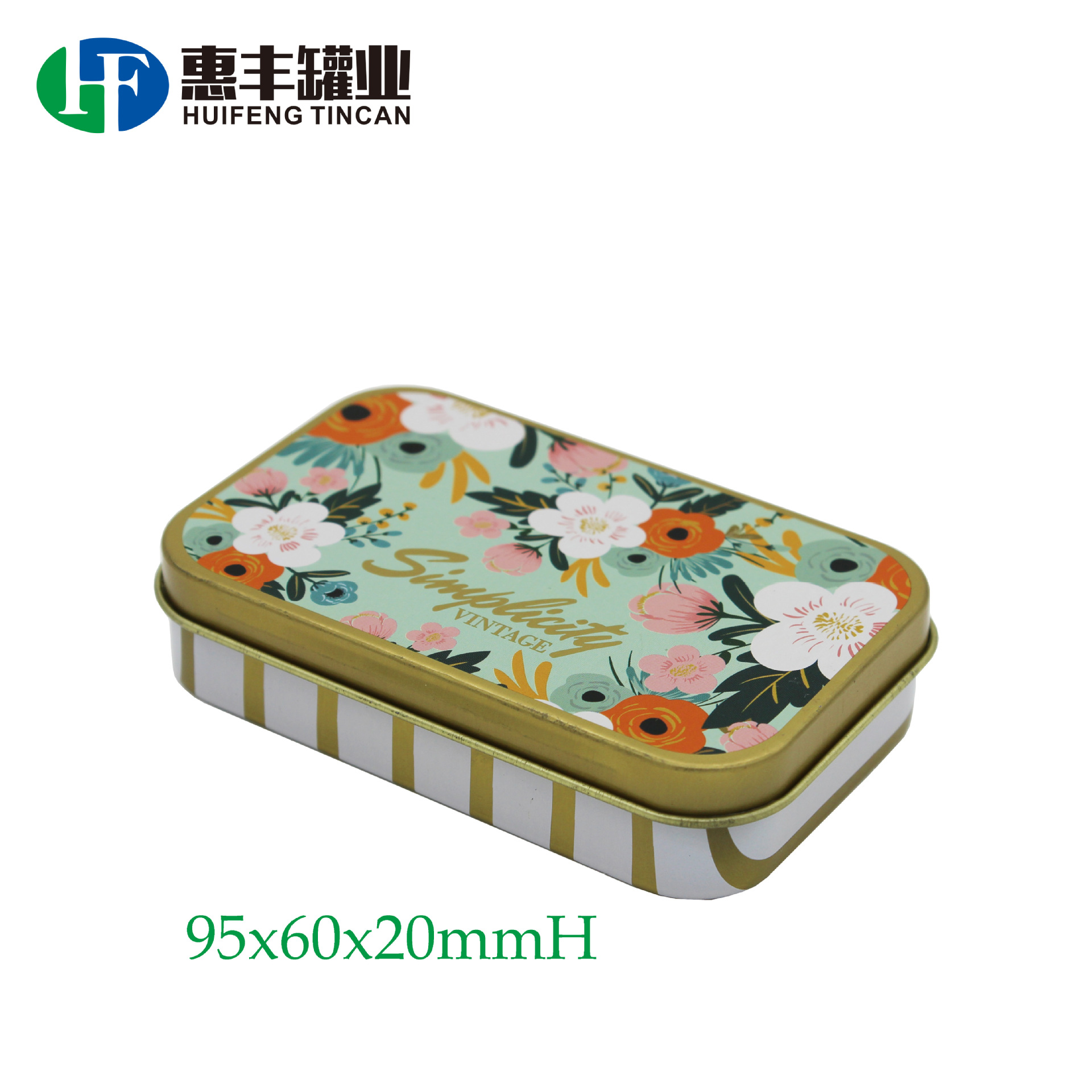 生产出口欧美礼品马口铁盒 糖果罐 翻盖小首饰铁盒 文具盒U盘罐