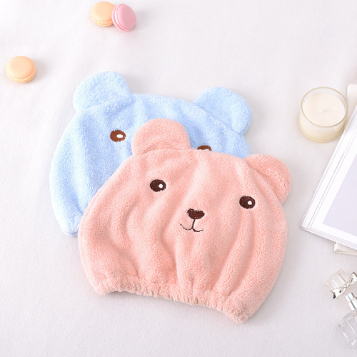 Thick Dry Hair Hat Super Absorbent Hair Cover Quick Dry Towel Head Scarf Shower Cap Hair Hat Adult Long Hair Dry Towel