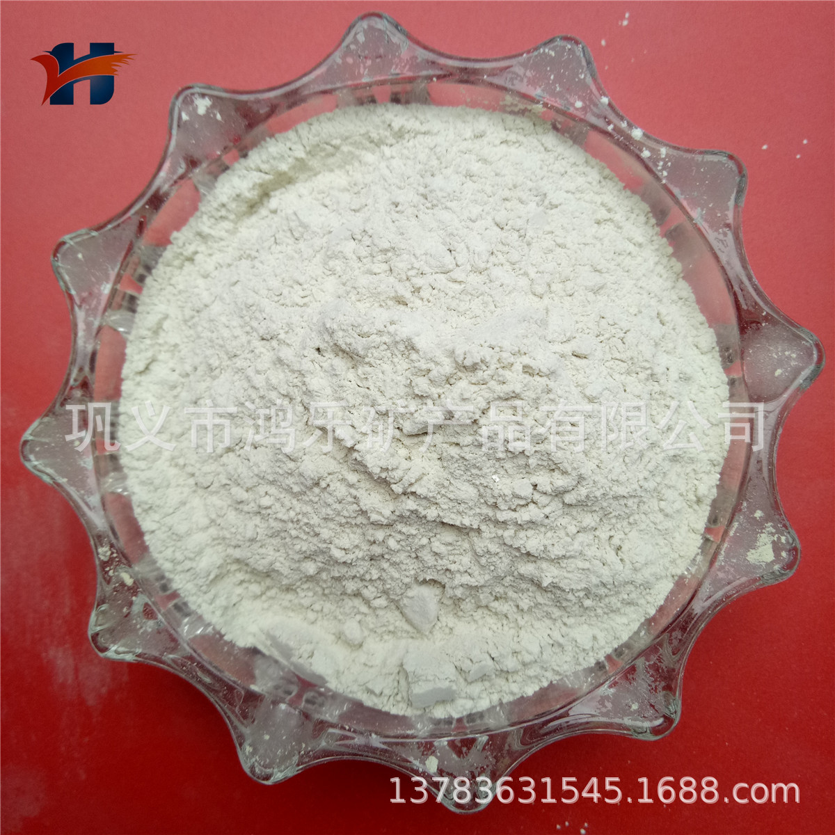 吸油值≥45g/100g高岭土 低磨耗煅烧高岭土 超细高岭土白度＞95%